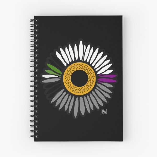 Item preview, Demisexual Aromantic Sunflower designed and sold by thechronicsloth.