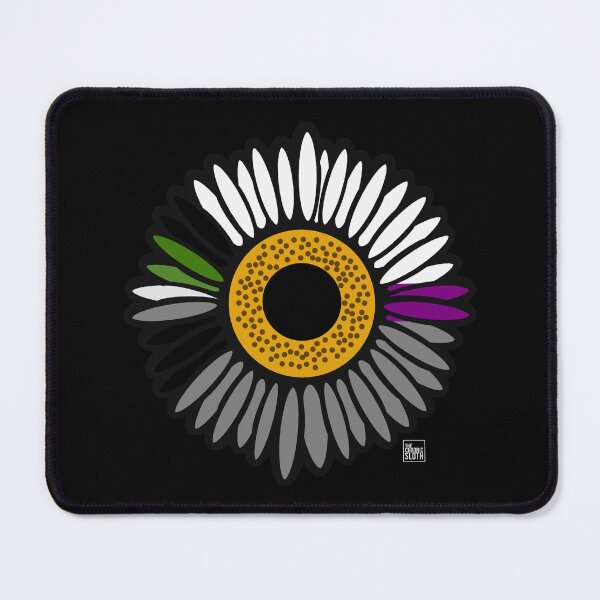 Item preview, Demisexual Aromantic Sunflower designed and sold by thechronicsloth.