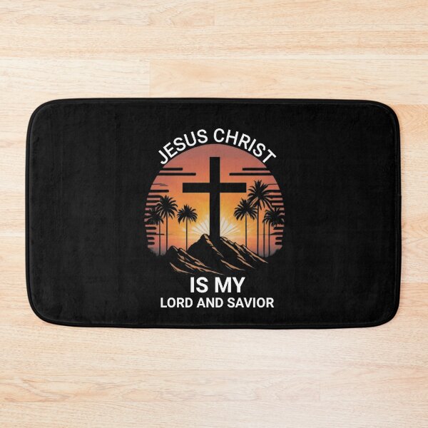 Item preview, "JESUS CHRIST IS MY LORD AND SAVIOR".JESUS IS MY LORD AND SAVIOR WITH CROSS, designed and sold by ChristianArt6.
