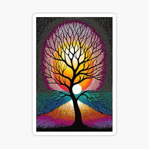 Dotting the Sky Sticker