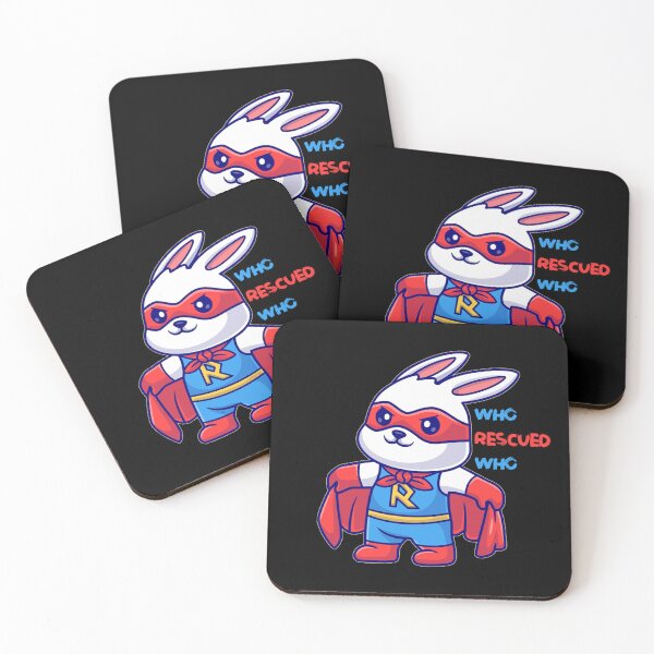 Item preview, Bunny Rabbit Who Rescued Who designed and sold by SunMayDown.