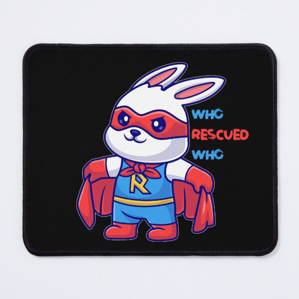 Item preview, Bunny Rabbit Who Rescued Who designed and sold by SunMayDown.