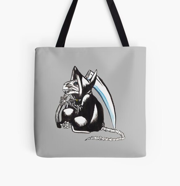 Rat Grim Reaper All Over Print Tote Bag