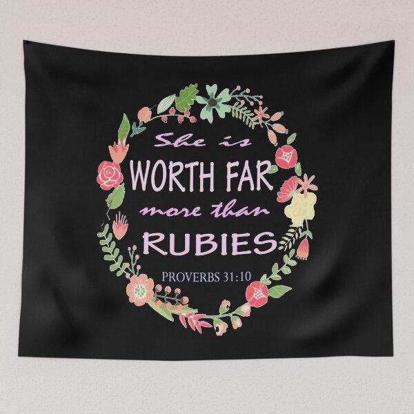 Item preview, Bible Verse Proverbs 31:10 designed and sold by Roland1980.