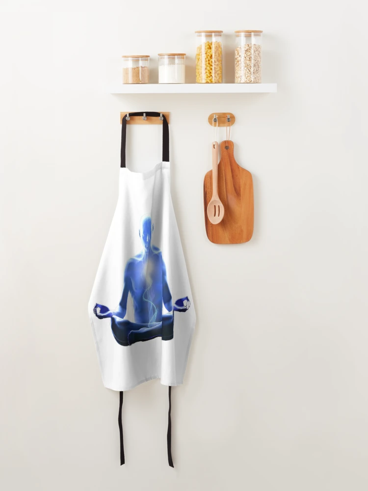 Thumbnail 4 of 6, Apron, Time Is a Simulation designed and sold by RENcraft.