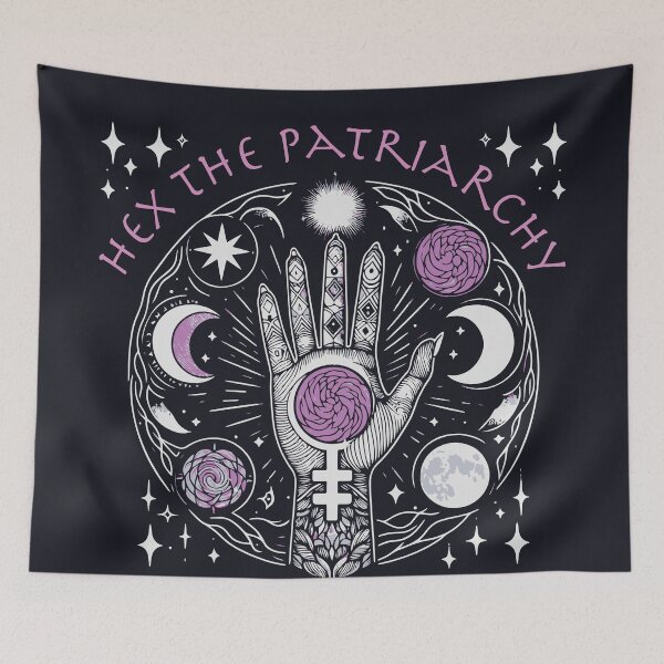 Item preview, Hex The Patriarchy- Feminist Witch designed and sold by NawalMagdy.
