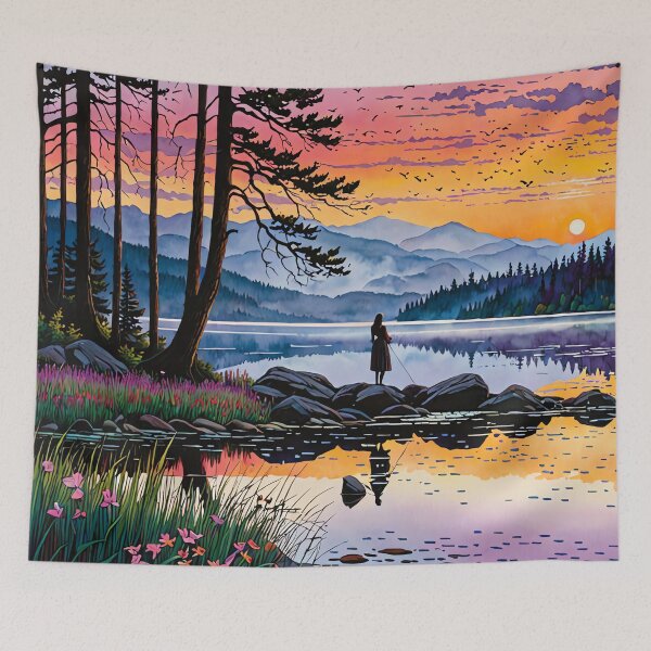 Item preview, Dotwork Dreamscapes: Abstract Allure designed and sold by PanoramaPrints.
