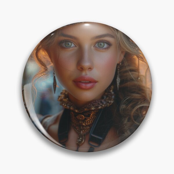Item preview,  Steampunk woman at sunset with saxophone.Hyperrealism designed and sold by IrinaMinevich.
