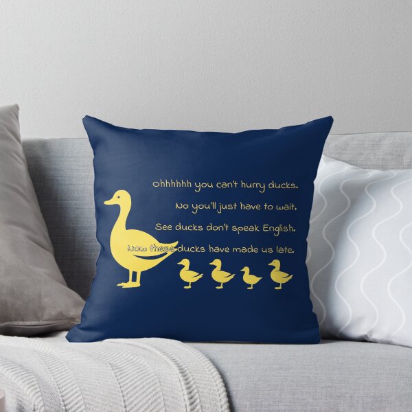 Aperçu de l'œuvre *Je ne peux pas presser les canards créée et vendue par ClanRaeDesign.