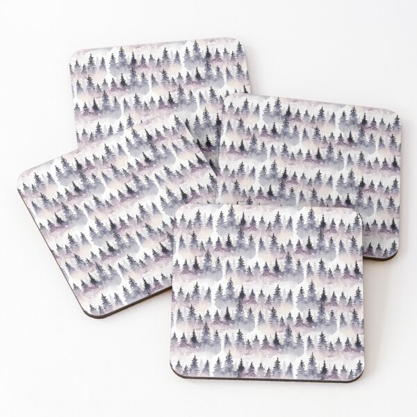Item preview, purple trees designed and sold by bearandfoxcom.