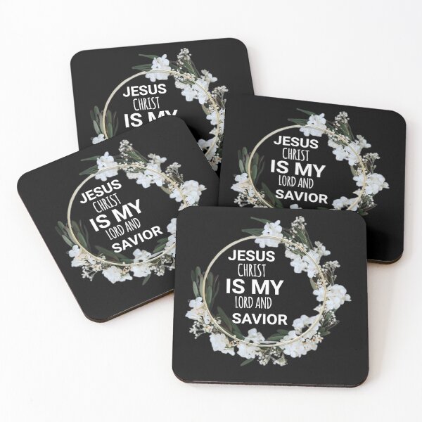 Item preview, JESUS IS MY LORD AND SAVIOR WITH FLOWERS. designed and sold by ChristianArt6.