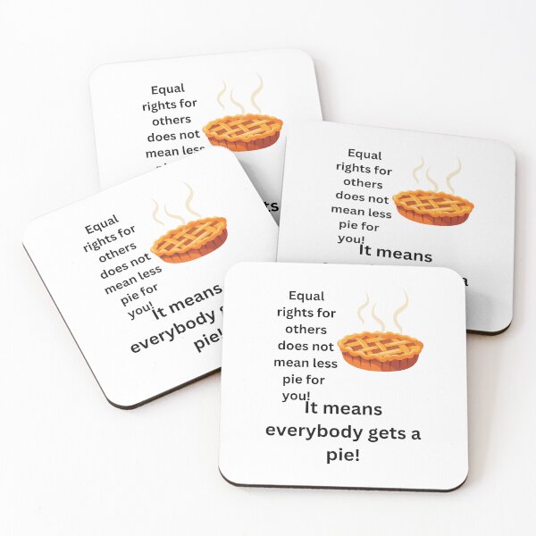 Item preview, Equal rights pie designed and sold by Echo Aesthetics.