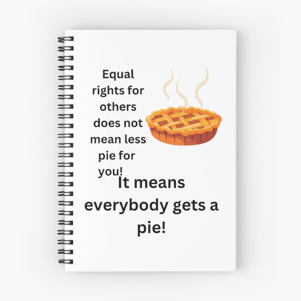 Item preview, Equal rights pie designed and sold by Echo Aesthetics.
