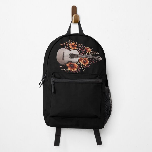 Item preview, Guitar and flower, black designed and sold by AnnRu-art.