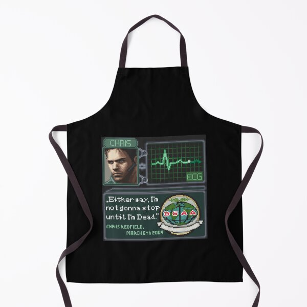 Item preview, Resident Evil Chris Redfield Pixel Art designed and sold by AlleenasPixels.