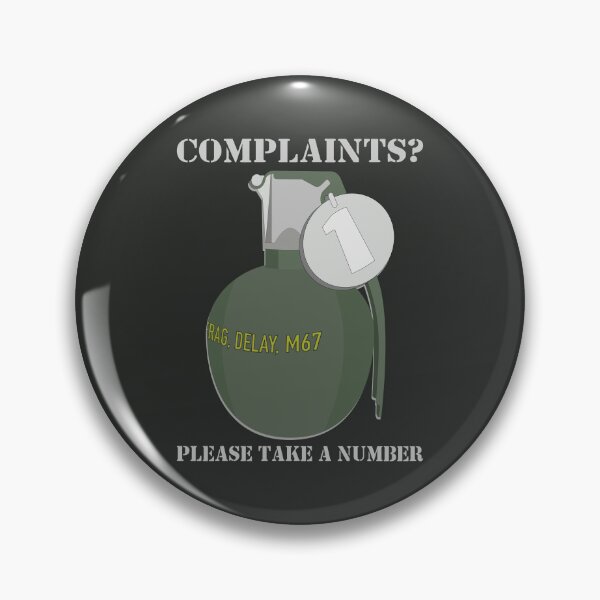 Artikelvorschau, Army Dad Joke Complaints Department M67 Grenade Meme entworfen und verkauft von MilitaryMart.
