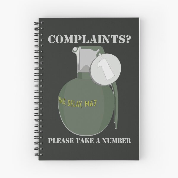 Item preview, Army Dad Joke Complaints Department M67 Grenade Meme designed and sold by MilitaryMart.
