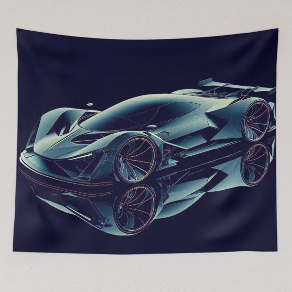 Item preview, Abstract, Mirrored Fantasy Sportscar designed and sold by Gaborai.