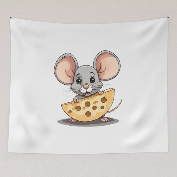 Item preview, Cute mouse with cheese  designed and sold by Culmika.