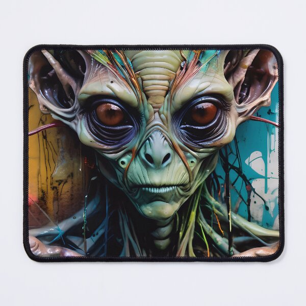 Item preview, Alien Graffiti Art Portrait designed and sold by TheArtOfPat.