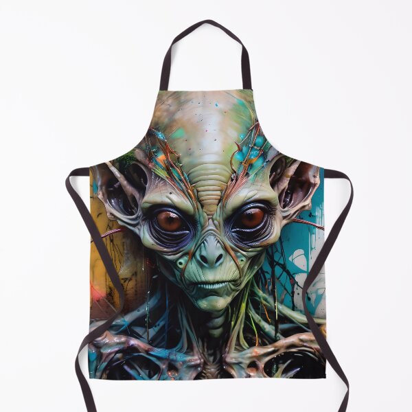 Artikelvorschau, Alien Graffiti Art Portrait entworfen und verkauft von TheArtOfPat.