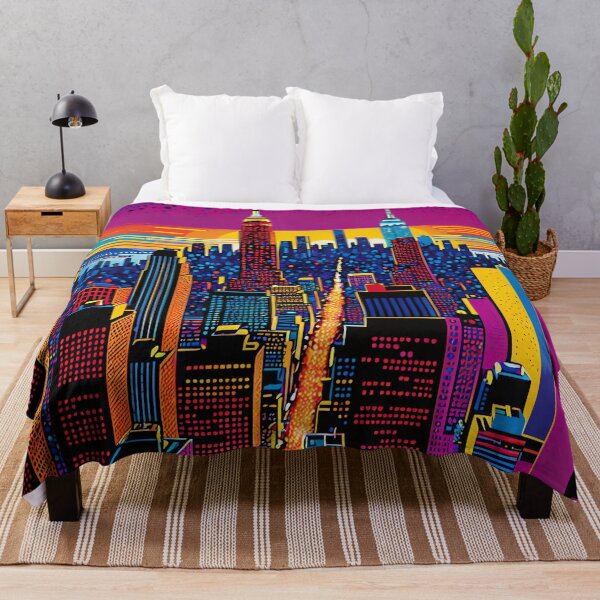 Item preview, Luminous Cityscapes: A Pointillist Dream designed and sold by PanoramaPrints.