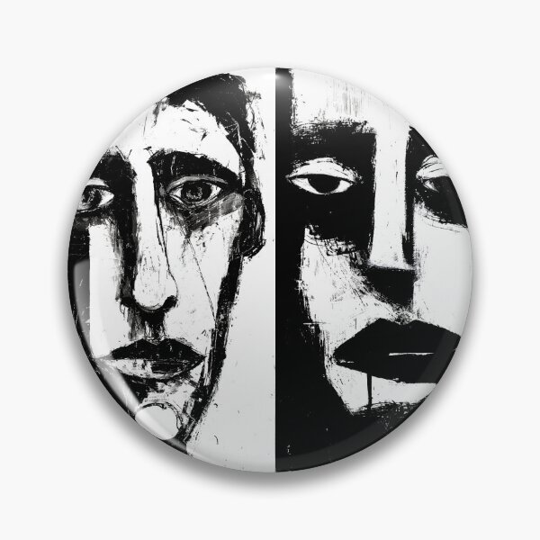 Item preview, Art Brut Faces designed and sold by sheprint.