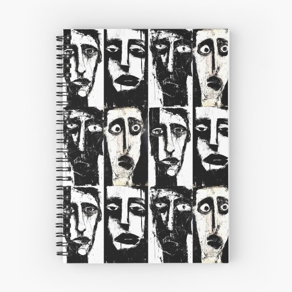 Item preview, Art Brut Faces designed and sold by sheprint.