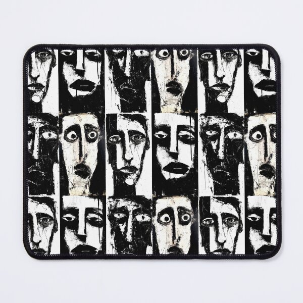 Item preview, Art Brut Faces designed and sold by sheprint.
