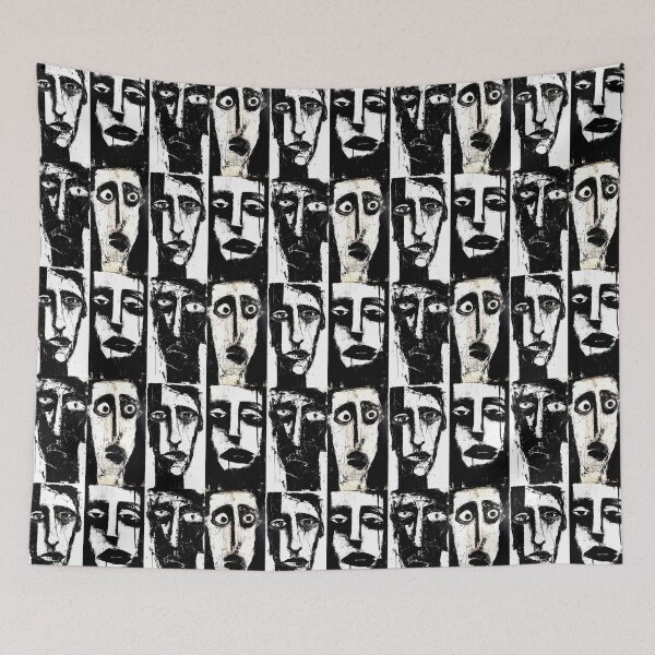 Item preview, Art Brut Faces designed and sold by sheprint.
