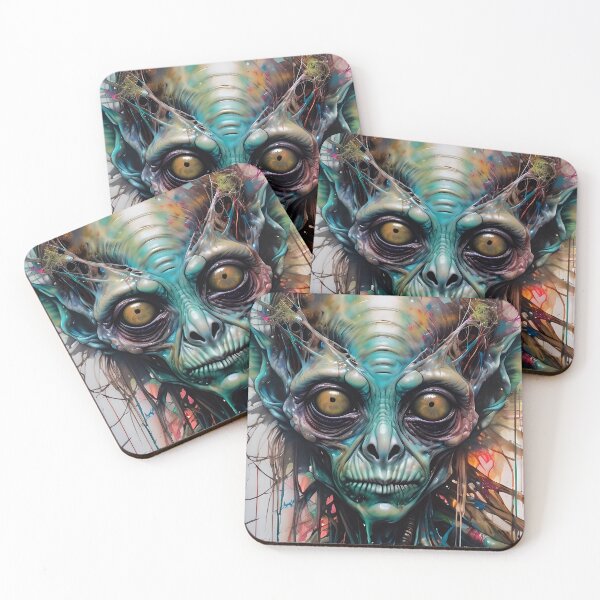 Item preview, Alien Graffiti Art Portrait designed and sold by TheArtOfPat.
