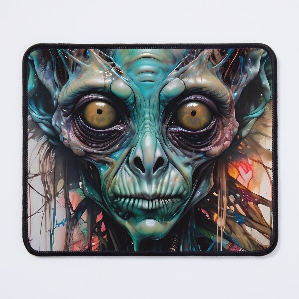 Item preview, Alien Graffiti Art Portrait designed and sold by TheArtOfPat.