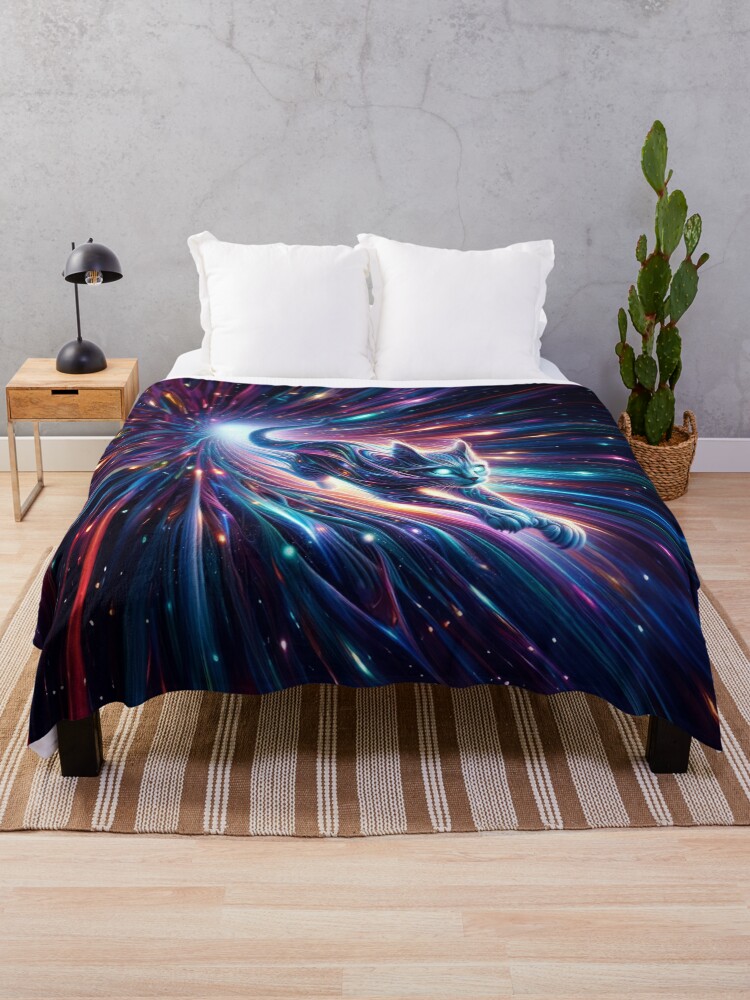 Thumbnail 1 of 6, Throw Blanket, The Cosmic Voyager designed and sold by thomasdatt.