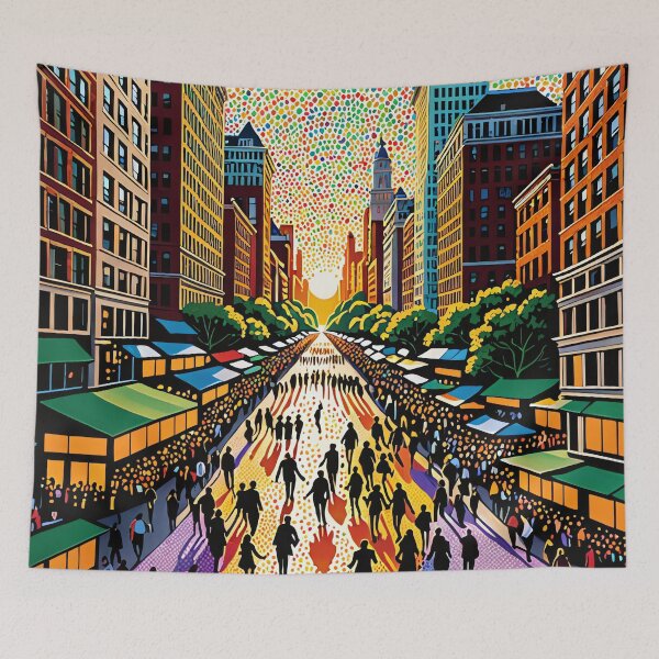 Item preview, Whirlwind Whimsy: A City in Motion designed and sold by PanoramaPrints.