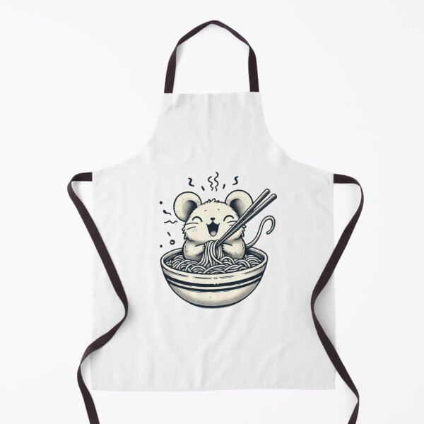 Item preview, Cute mouse eating ramen designed and sold by Culmika.