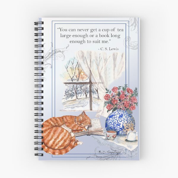 Item preview, Cozy Cat Reading Journal designed and sold by Some Little Good.