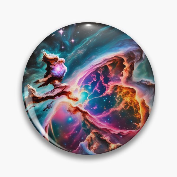 Item preview, Nebula stars cluster space art  designed and sold by WildflowersAI.