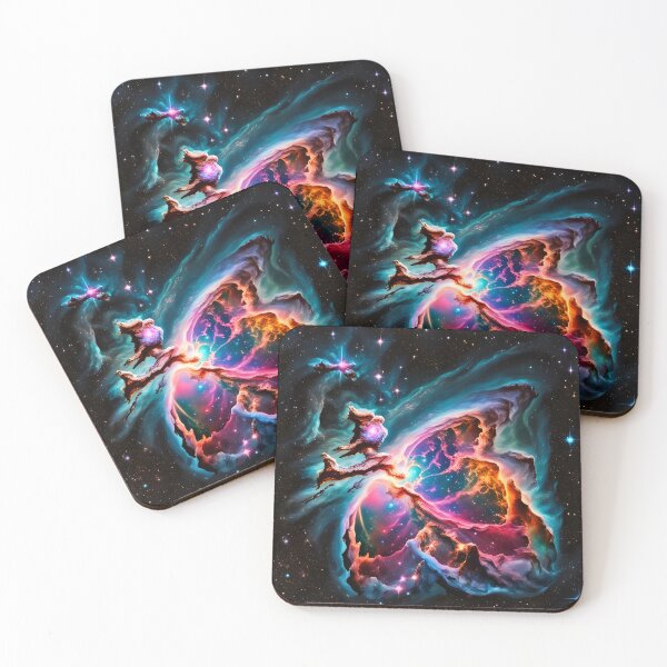 Item preview, Nebula stars cluster space art  designed and sold by WildflowersAI.