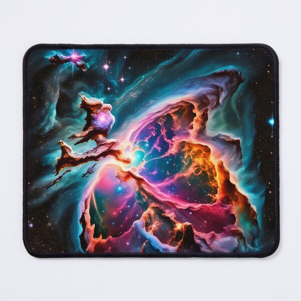 Item preview, Nebula stars cluster space art  designed and sold by WildflowersAI.
