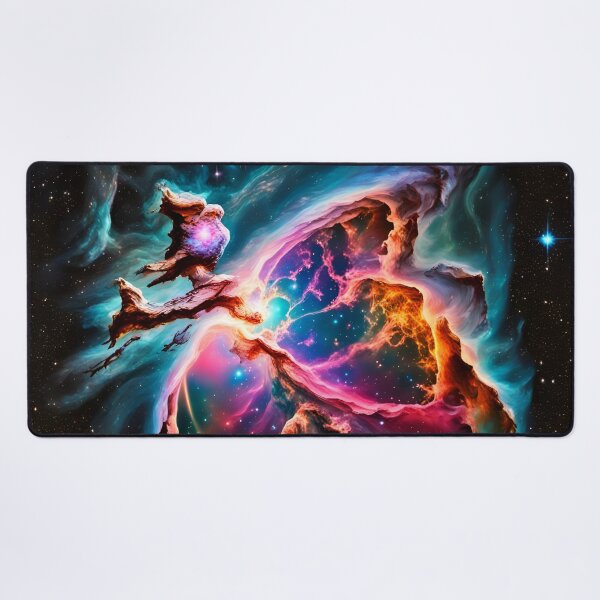 Item preview, Nebula stars cluster space art  designed and sold by WildflowersAI.
