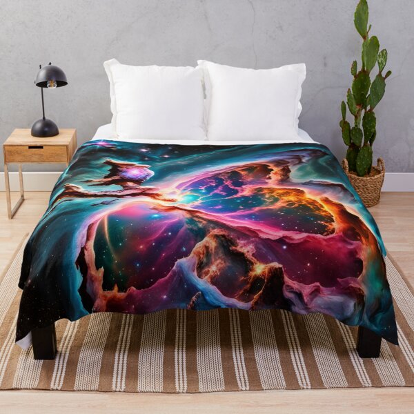 Item preview, Nebula stars cluster space art  designed and sold by WildflowersAI.