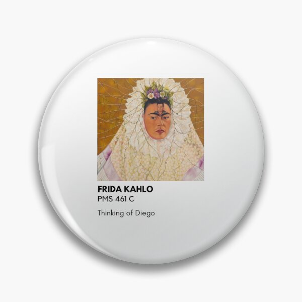 Item preview, Frida Kahlo Thinking of Diego- Pantone designed and sold by jesledes.