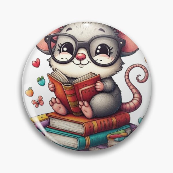 Item preview, Back to school mouse reading books designed and sold by Culmika.