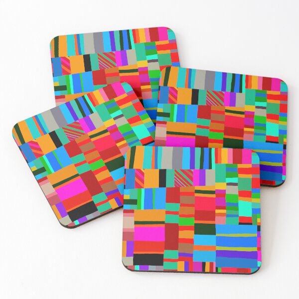 Item preview, Wild Color Strips - Red Blue Orange Yellow Green designed and sold by Esprit-Mystique.