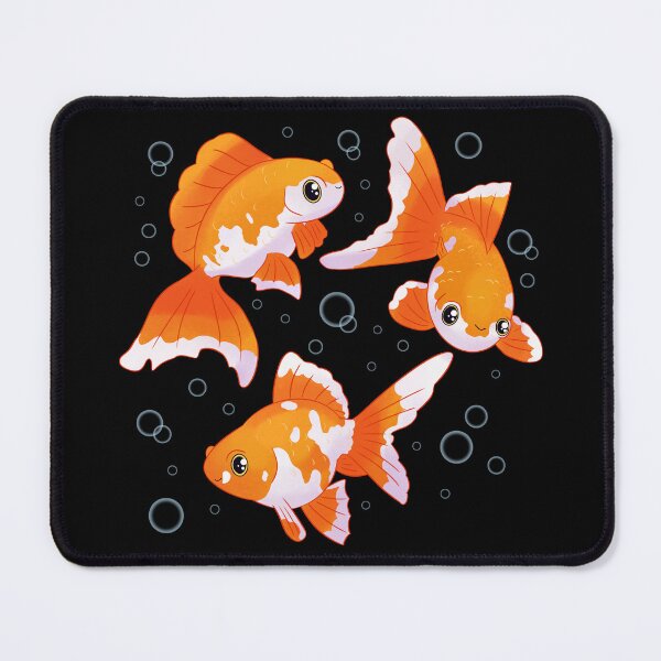 Item preview, Cute goldfish illustration designed and sold by YaraCuteArt.