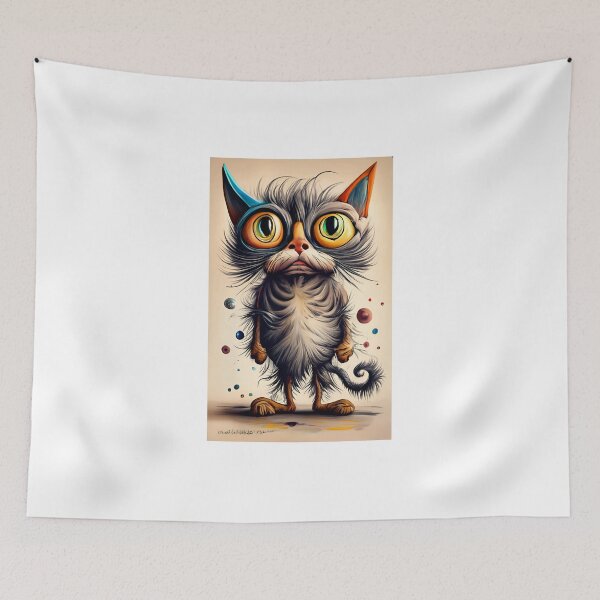 Item preview, Cat Eye Kaleidoscope - Unique Illustration designed and sold by GL!TCH LAB.