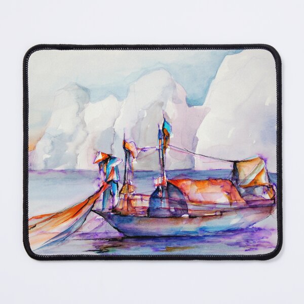 Item preview, lone fisherman designed and sold by Gerardo Segismundo.