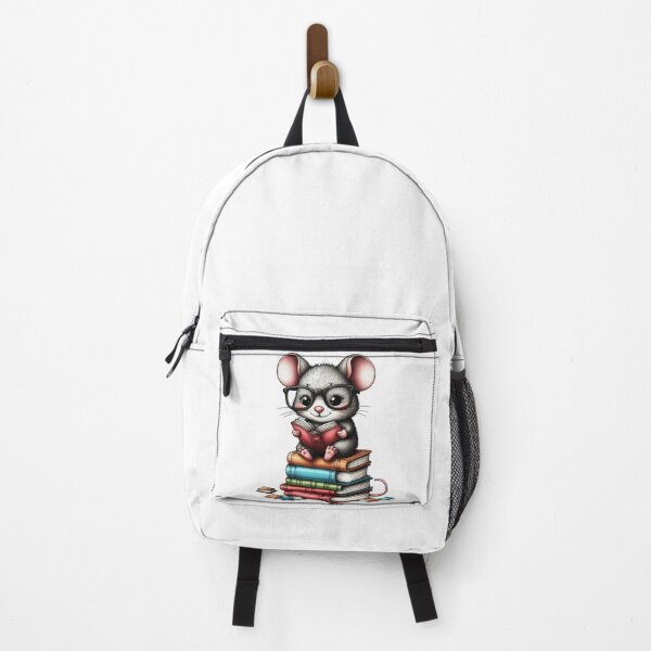 Item preview, Back to school mouse reading books designed and sold by Culmika.