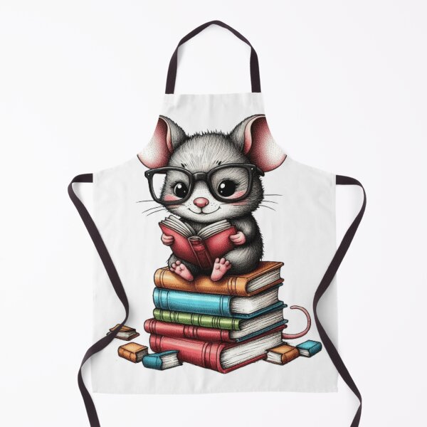 Item preview, Back to school mouse reading books designed and sold by Culmika.