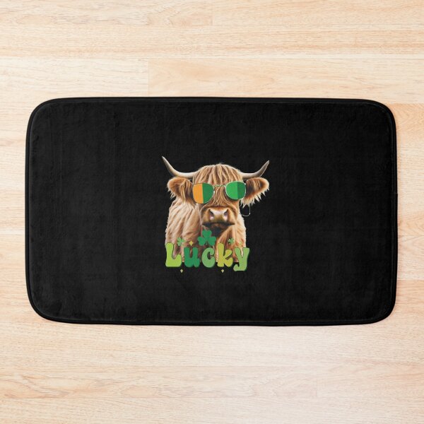 Item preview, St patrick Highland cow designed and sold by MilkyForest.